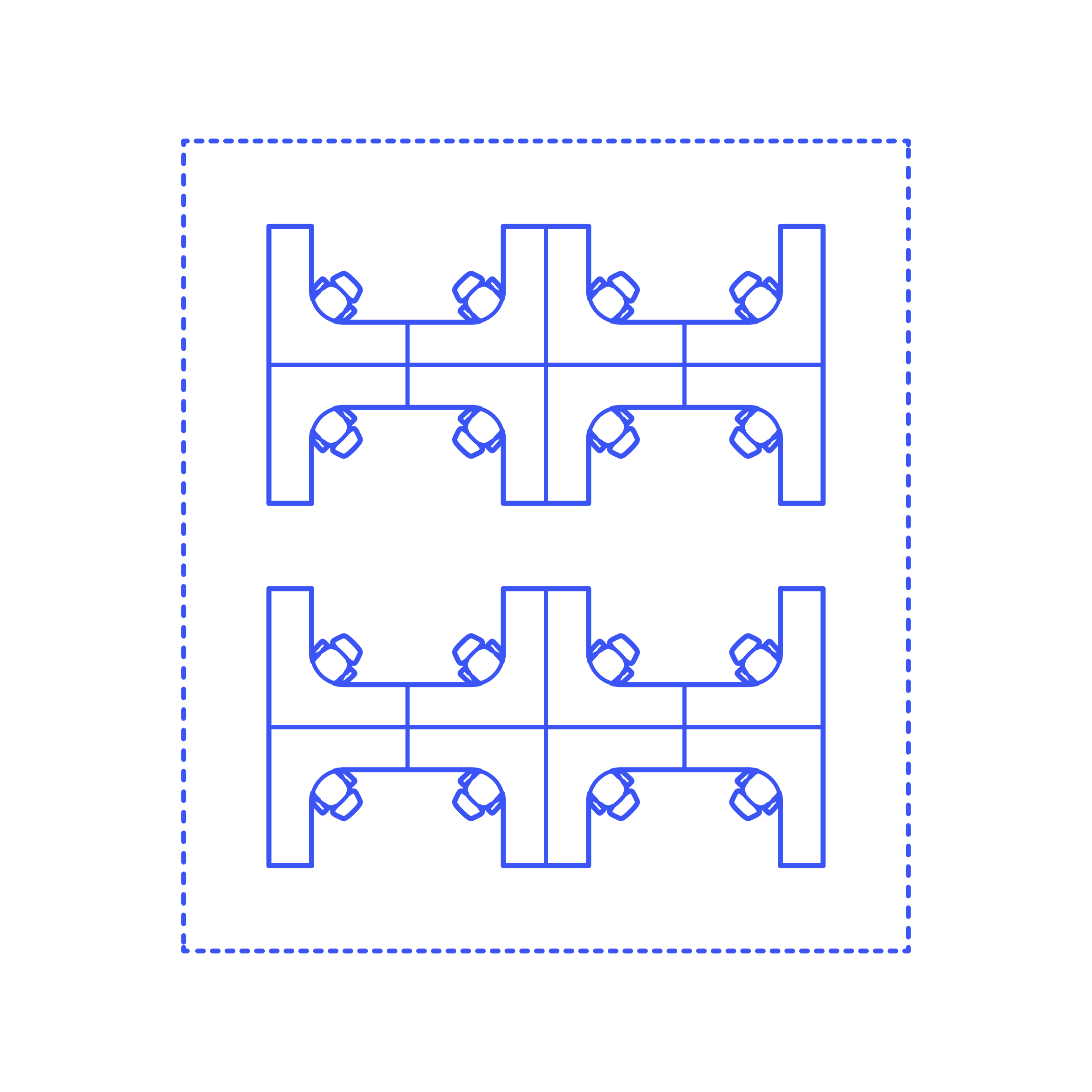 Layouts Open Offices Rows U Shape Facing Sticker Outline Svg File Free Vectors